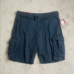 Mossimo Supply Co Blue Cargo Shorts with Belt